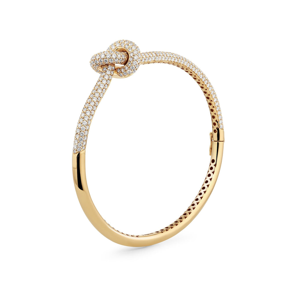 Legacy Knot Bangle Full Pavé